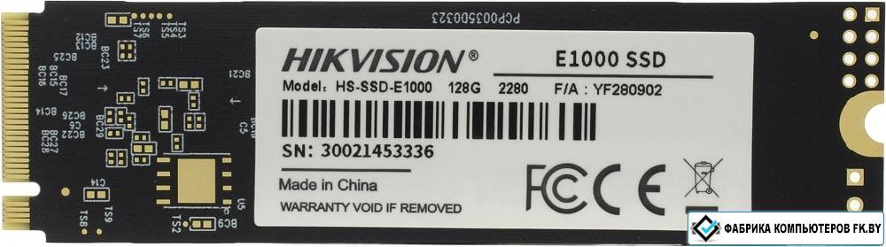 SSD Hikvision E1000 128GB HS-SSD-E1000/128G - фото 1 - id-p148528146