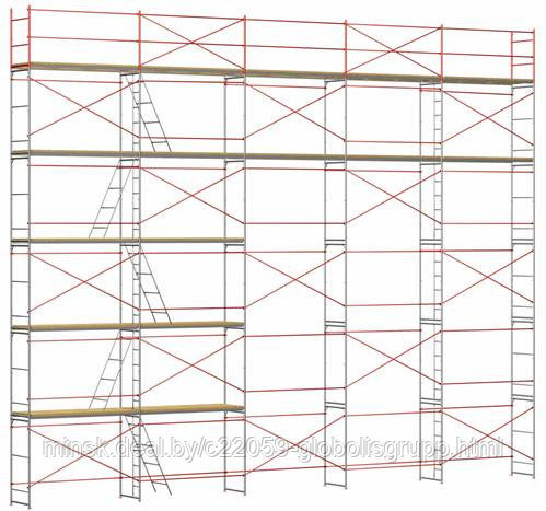 Леса строительные рамные ЛРСП-40 (стоимость 1 секции) - фото 1 - id-p148536320