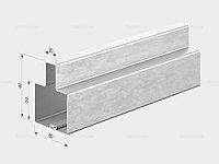 Т-профиль для ворот. Профиль для калитки и каркаса ворот