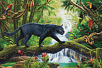 Набор Алмазной мозаики "Черная пантера"