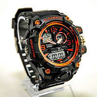 Часы наручные G-SHOCK (черный-оранжевый)