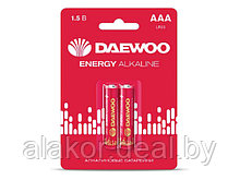 Батарейка DAEWOO ENERGY AAA LR03 1,5V alkaline, 2шт./уп.