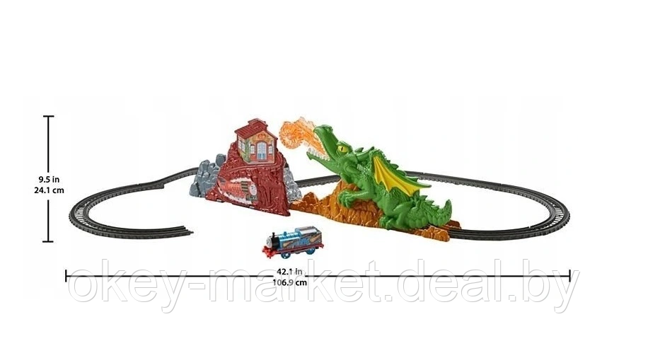 Детская железная дорога Fisher-Price Thomas Friends Dragon - фото 9 - id-p103559271