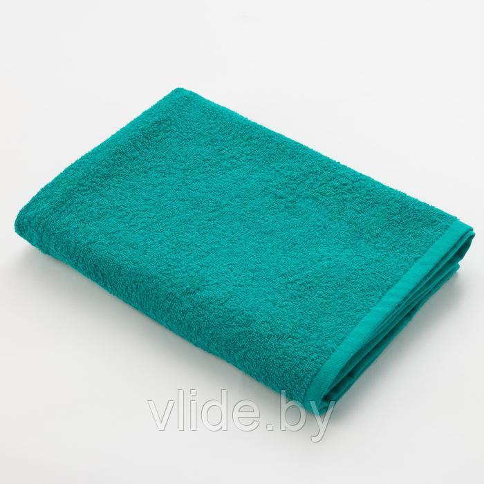 Полотенце махровое «Экономь и Я», размер 70х130 см, цвет светло-зелёный