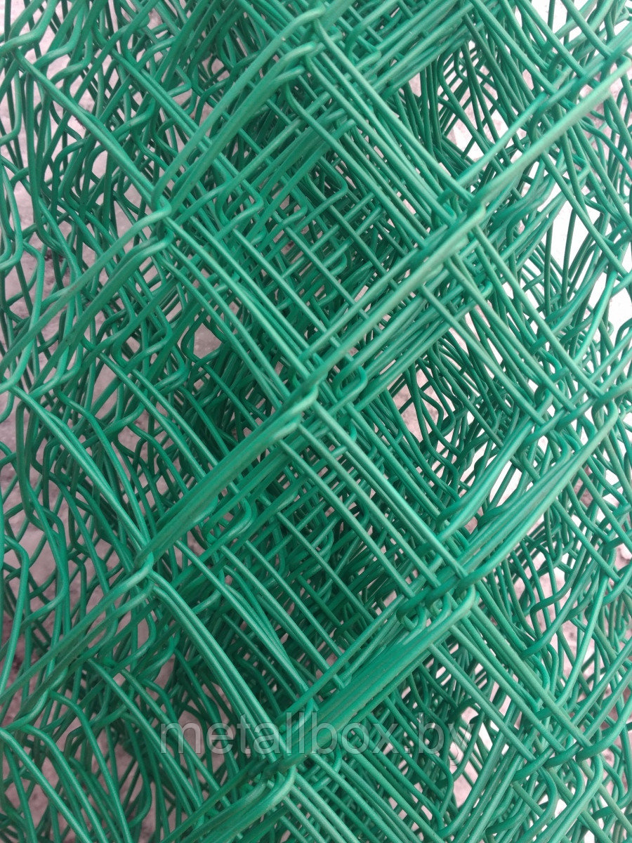 Забор из сетки-рабицы 1.2 м в ПВХ покрытии - фото 2 - id-p148570930