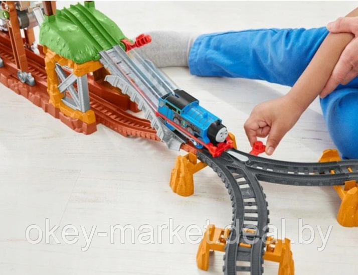 Детская железная дорога Fisher-Price Thomas Friends Мост с переправой - фото 4 - id-p148571023