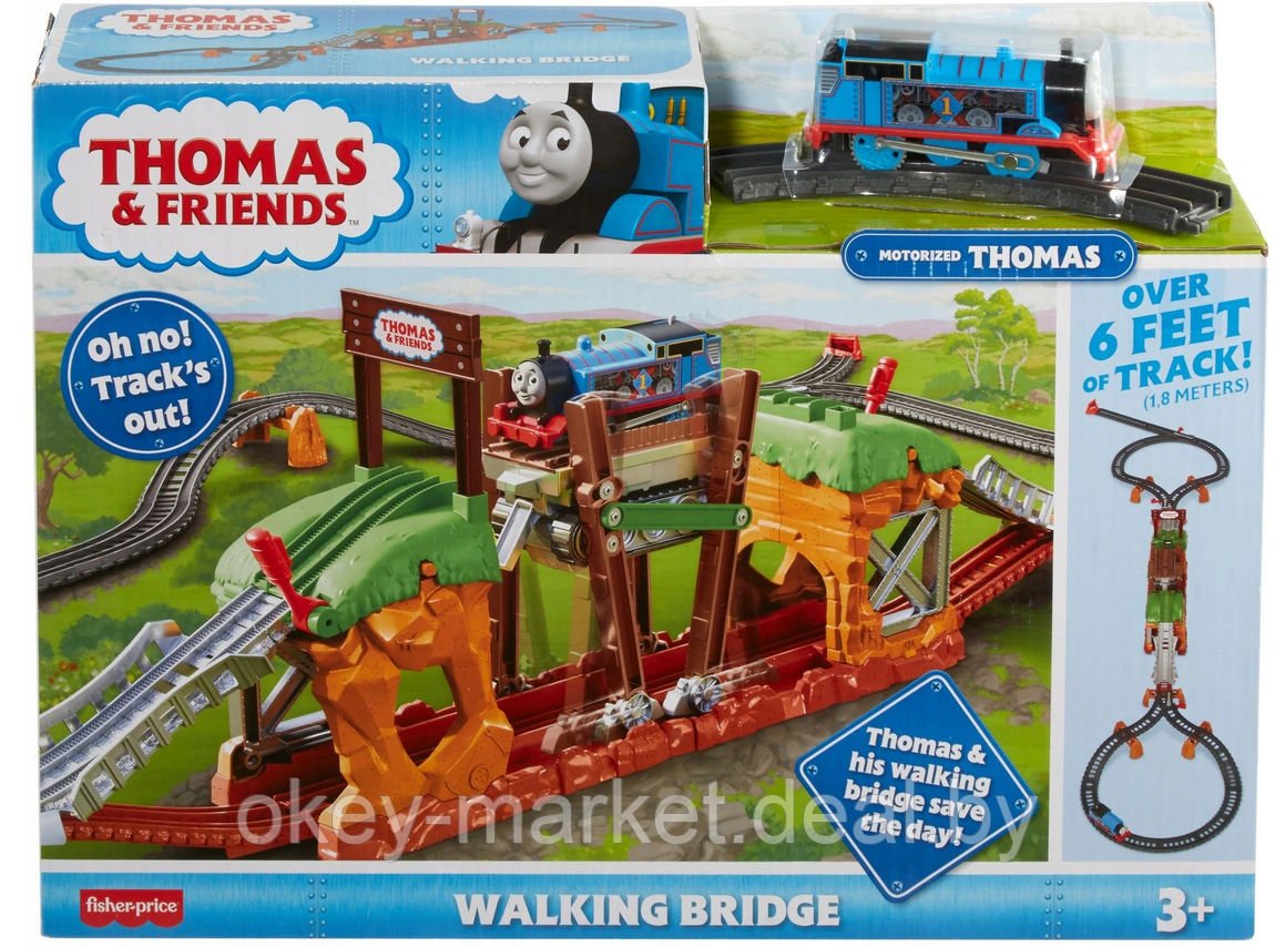 Детская железная дорога Fisher-Price Thomas Friends Мост с переправой - фото 10 - id-p148571023