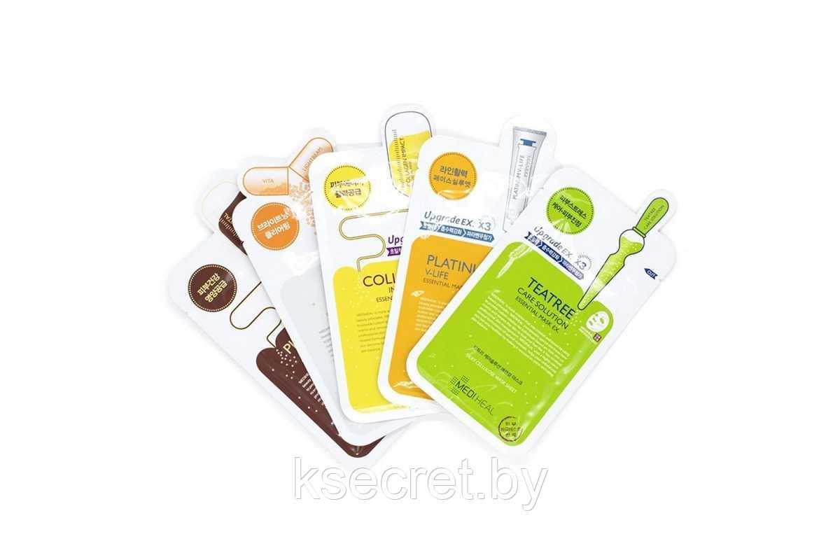 Тканевая маска для лица с коллагеном Mediheal Collagen Impact Essential Mask EX. 24мл - фото 3 - id-p148571046