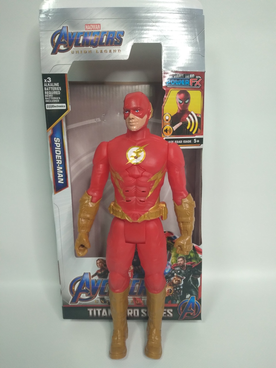 Фигурка супергероя Флэш,Flash из фильма Marvel, светозвуковые эффекты - фото 2 - id-p148571848