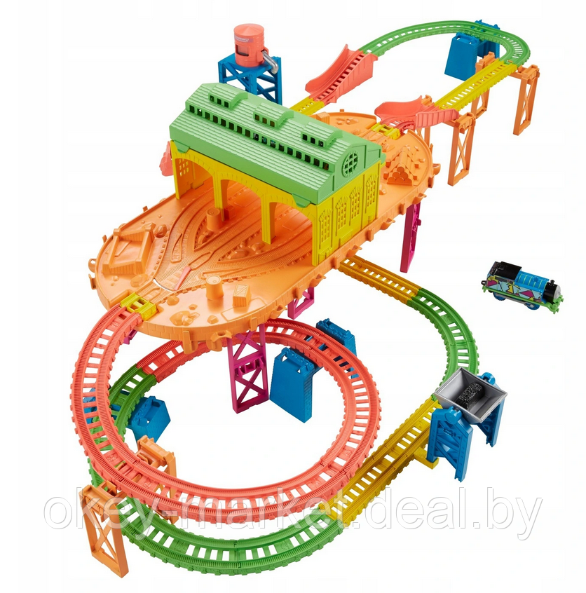 Детская железная дорога Fisher-Price Thomas Friends Светящаяся станция - фото 1 - id-p148571622