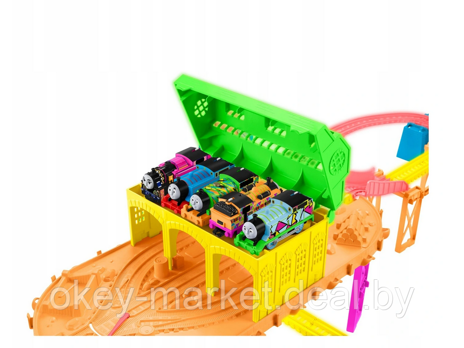 Детская железная дорога Fisher-Price Thomas Friends Светящаяся станция - фото 4 - id-p148571622