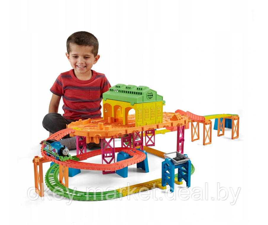 Детская железная дорога Fisher-Price Thomas Friends Светящаяся станция - фото 5 - id-p148571622