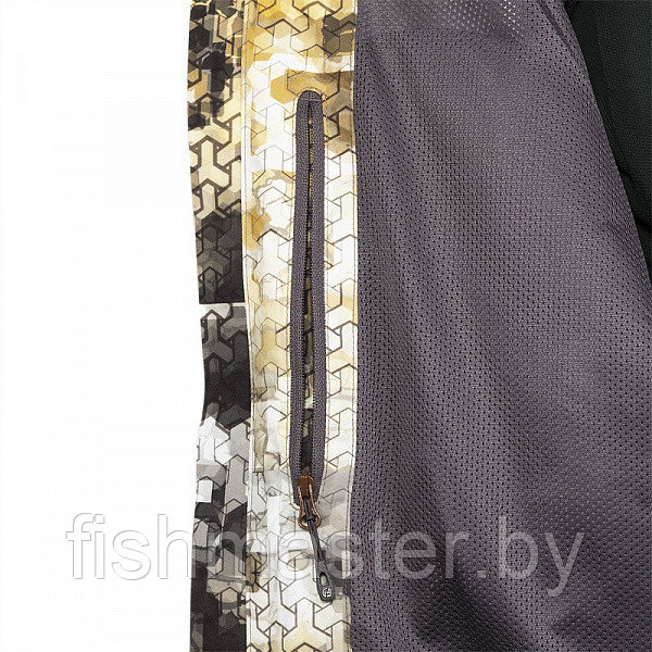 Куртка FHM Pharos цвет Серо-оранжевый мембрана Dermizax (Toray) Япония 2 слоя 10000/10000 3XL - фото 5 - id-p135622836