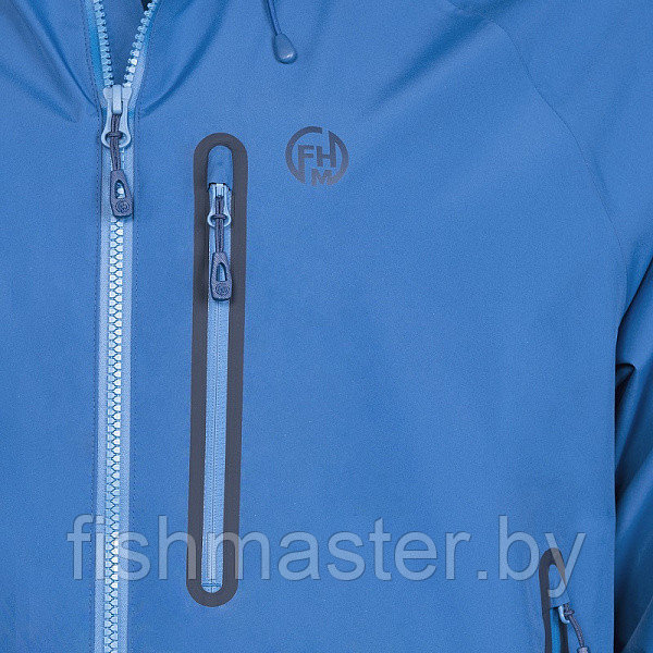 Куртка FHM Pharos цвет Синий мембрана Dermizax (Toray) Япония 2 слоя 10000/10000 XS - фото 6 - id-p135621317