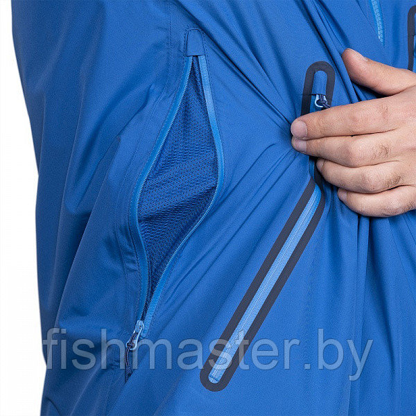 Куртка FHM Pharos цвет Синий мембрана Dermizax (Toray) Япония 2 слоя 10000/10000 4XL - фото 7 - id-p135621322