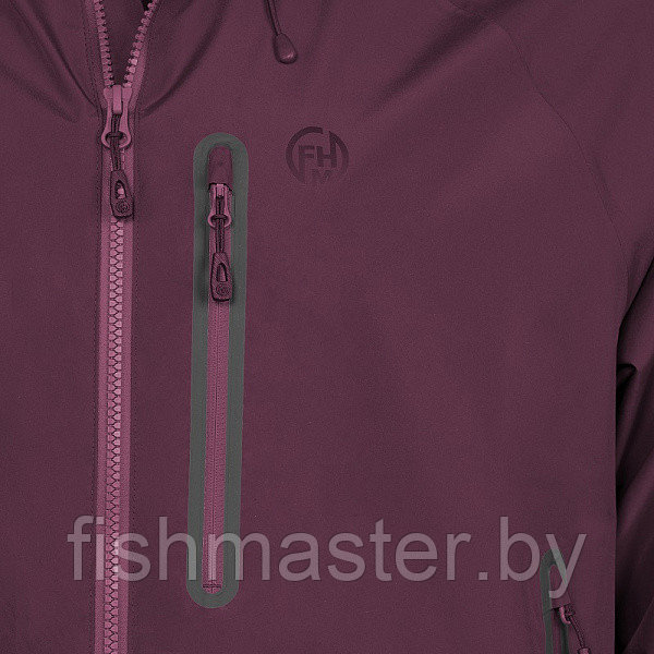 Куртка FHM Pharos цвет Бордовый мембрана Dermizax (Toray) Япония 2 слоя 10000/10000 2XL S, Бордовый - фото 3 - id-p135621365