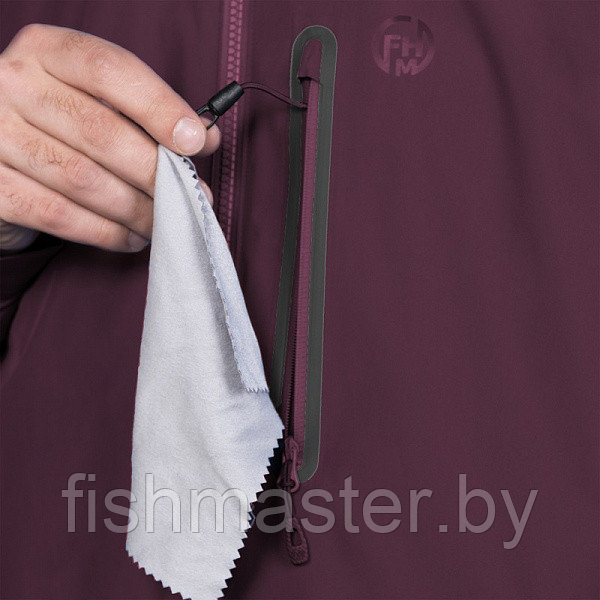 Куртка FHM Pharos цвет Бордовый мембрана Dermizax (Toray) Япония 2 слоя 10000/10000 2XL S, Бордовый - фото 4 - id-p135621365