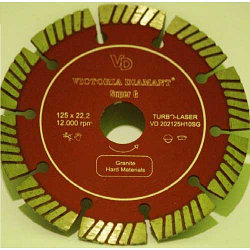 Алмазный диск 230 мм с фланцем для супер твёрдых материалов, Испания