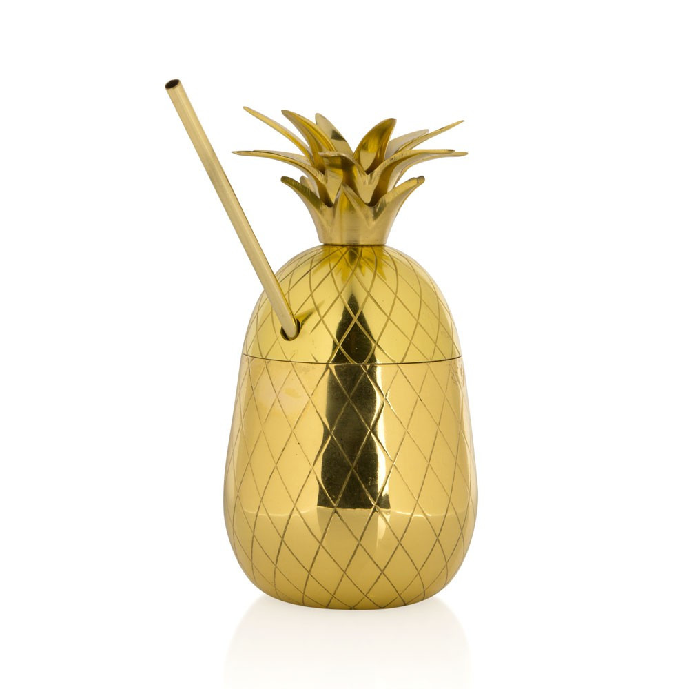 Коктейльный бокал "Ананас", золотой цвет, P.L. Proff Cuisine - фото 1 - id-p148585370