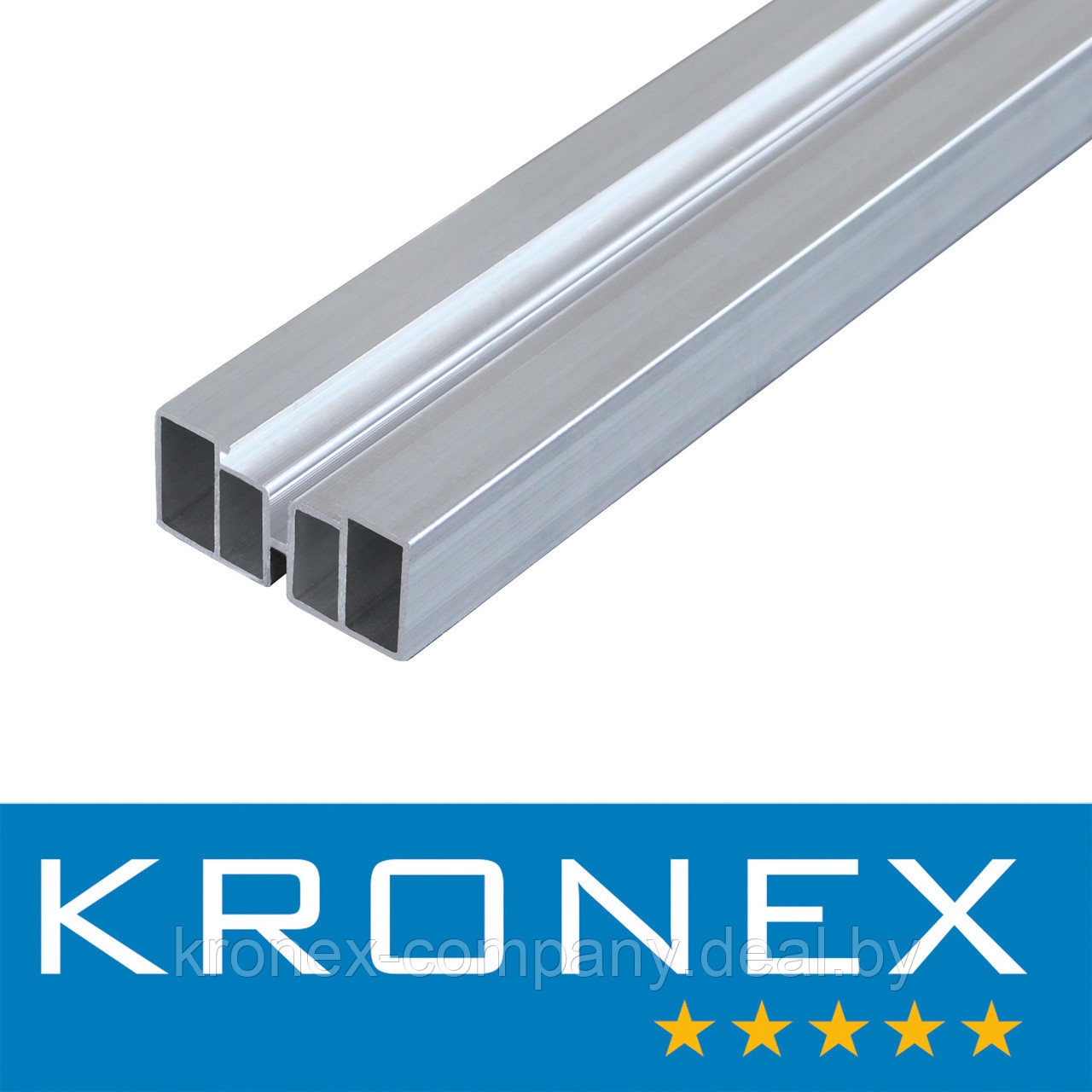 Лага алюминиевая KRONEX 50*25*3000 мм несущая - фото 1 - id-p144933454