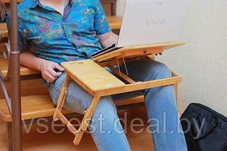 Столик-трансформер для ноутбука, планшета и завтрака в постели SU 0004, фото 3