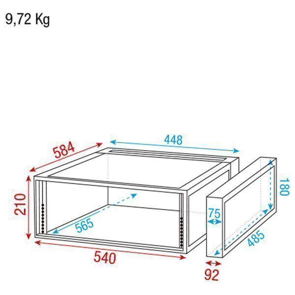 Рэковый кейс DAP DOUBLEDOOR CASE 4U - фото 4 - id-p148632400