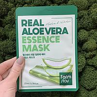 Тканевая маска с экстрактом алое FarmStay Real Aloe Vera Essence Mask