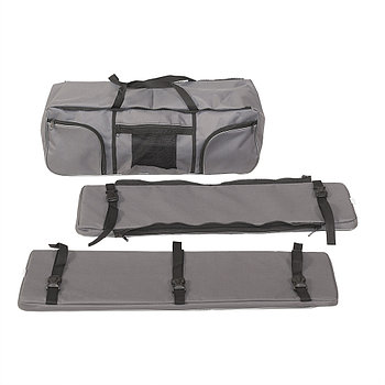 Комплект мягких накладок на сиденье Ковчег Премиум 80 с сумкой (серый)