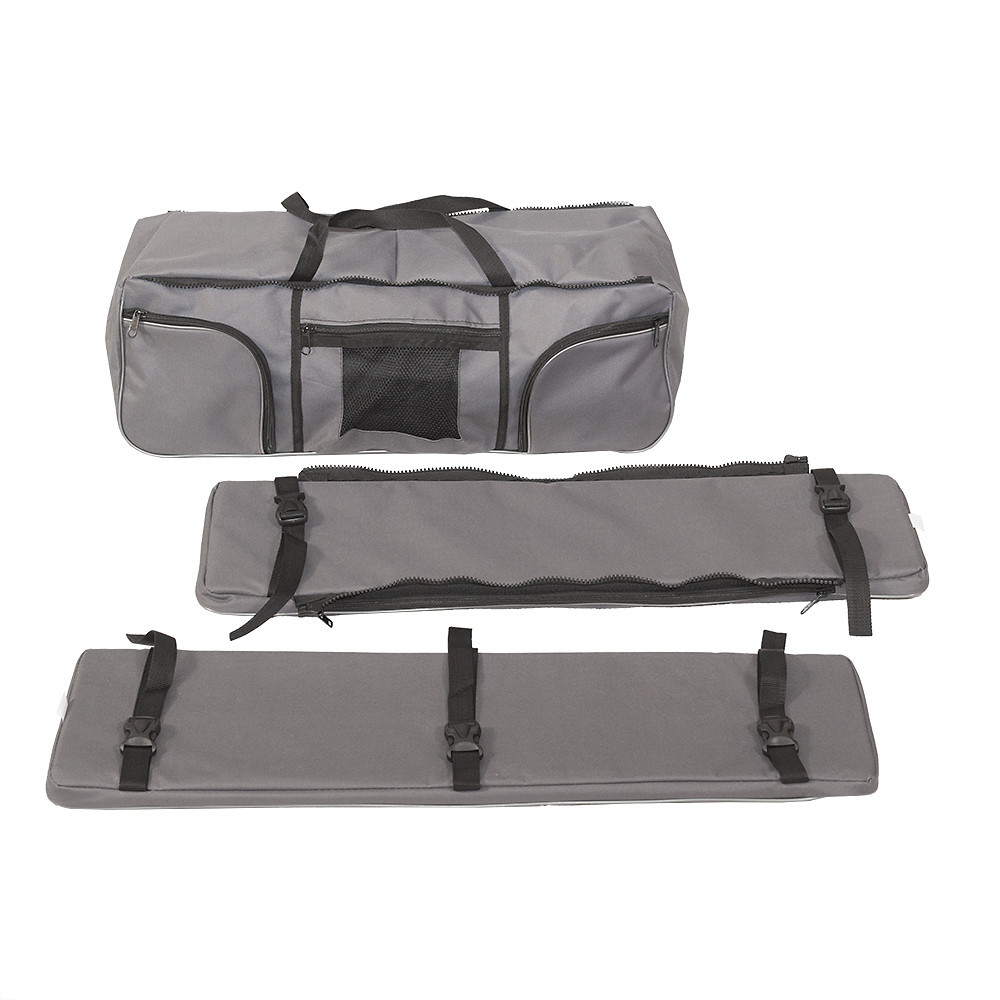 Комплект мягких накладок на сиденье Ковчег Премиум 95 с сумкой (чёрный) - фото 1 - id-p148636985