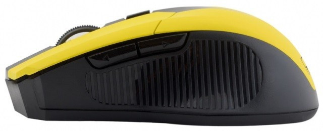 Беспроводная оптическая мышь CBR CM 547 Yellow, 6 кнопок, 800-2400dpi - фото 3 - id-p12721195