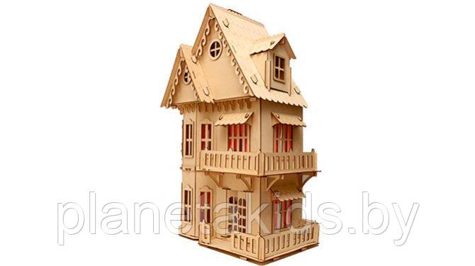 Конструктор деревянный, Polly Eco дом, домик для кукол, "Кукольный домик", арт. pl-ДК-1 - фото 2 - id-p148642861