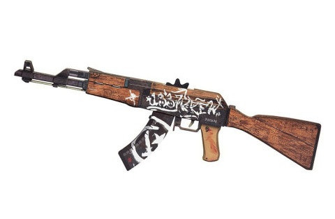 Деревянный Автомат VozWooden АК-47 версия 1.6 Пустынный Повстанец (деревянный резинкострел) - фото 2 - id-p148643553