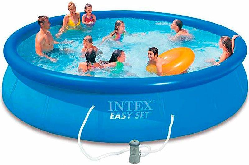 Надувной бассейн Intex Easy Set / 28158NP (457x84)