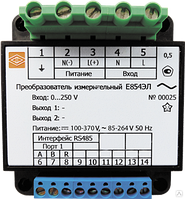 E854ЭЛ без аналогового выхода с RS485 преобразователь переменного тока и напряжения, Электроприбор