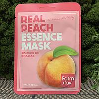 Тканевая маска FarmStay Real Peach Essence Mask с экстрактом персика