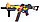 Деревянный Пистолет-пулемет VozWooden UMP-45 версия 1.6 Пламя (деревянный резинкострел), фото 3