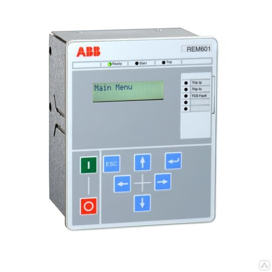 Микропроцессорное реле Устройство управления и защиты двигателя REM601 ABB - фото 1 - id-p148639187