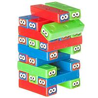 Настольная игра Башня с кубиками Червячки - Глазастики, Dreams Makers 30 блоков