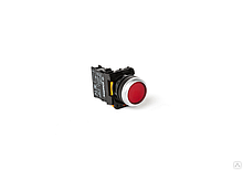 PB0-AA42; Кнопка управления, без подсветки, 1NC (Красный) Plastim