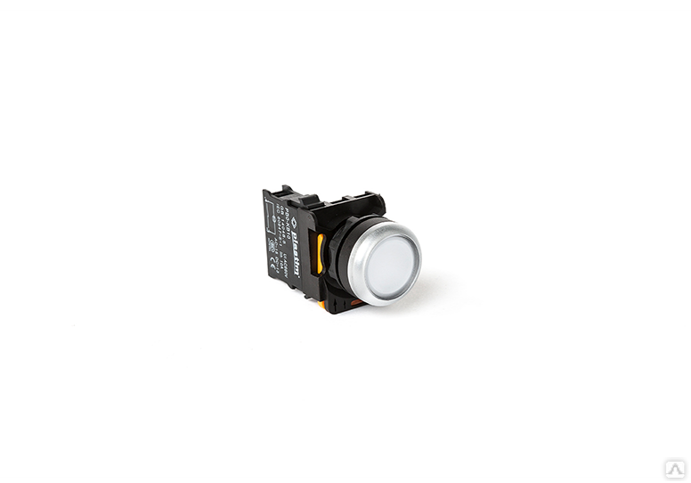 PB0-AW31M5; Кнопка управления с подсветкой, 1NO, AC 230 В. (Белый) Plastim - фото 1 - id-p148639220