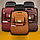 Кожаный (иск.) органайзер для заднего сиденья автомобиля YI JUN MX-8208 Коричневый, фото 2