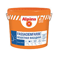Краска фасадная Альпина Фасаденфарбе, Alpina Expert Fassadenfarbe белая 15 л, 23,3 кг