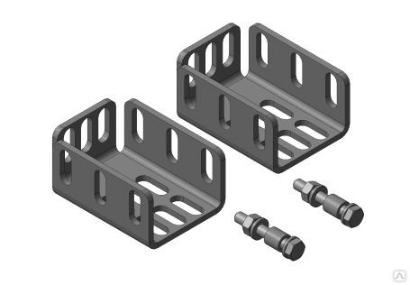 Комплект кронштейнов К-1 для крепления шинодержателей наборных серии ШН - фото 1 - id-p148640369