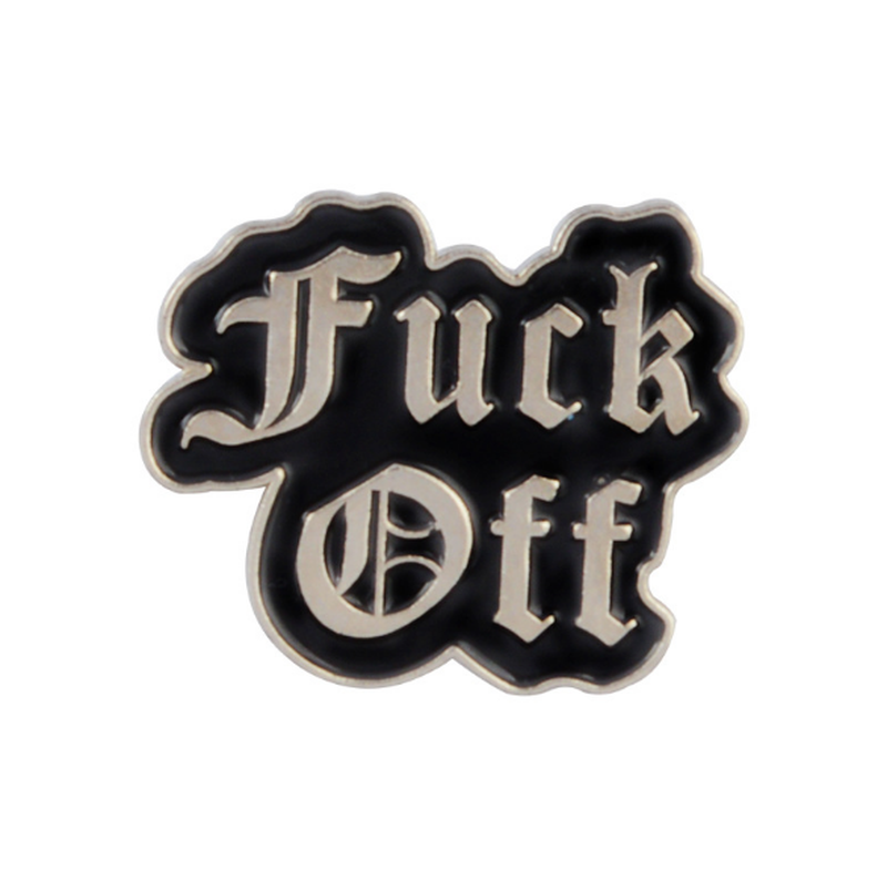 Значок "Fuck Off" 25 х 30 мм