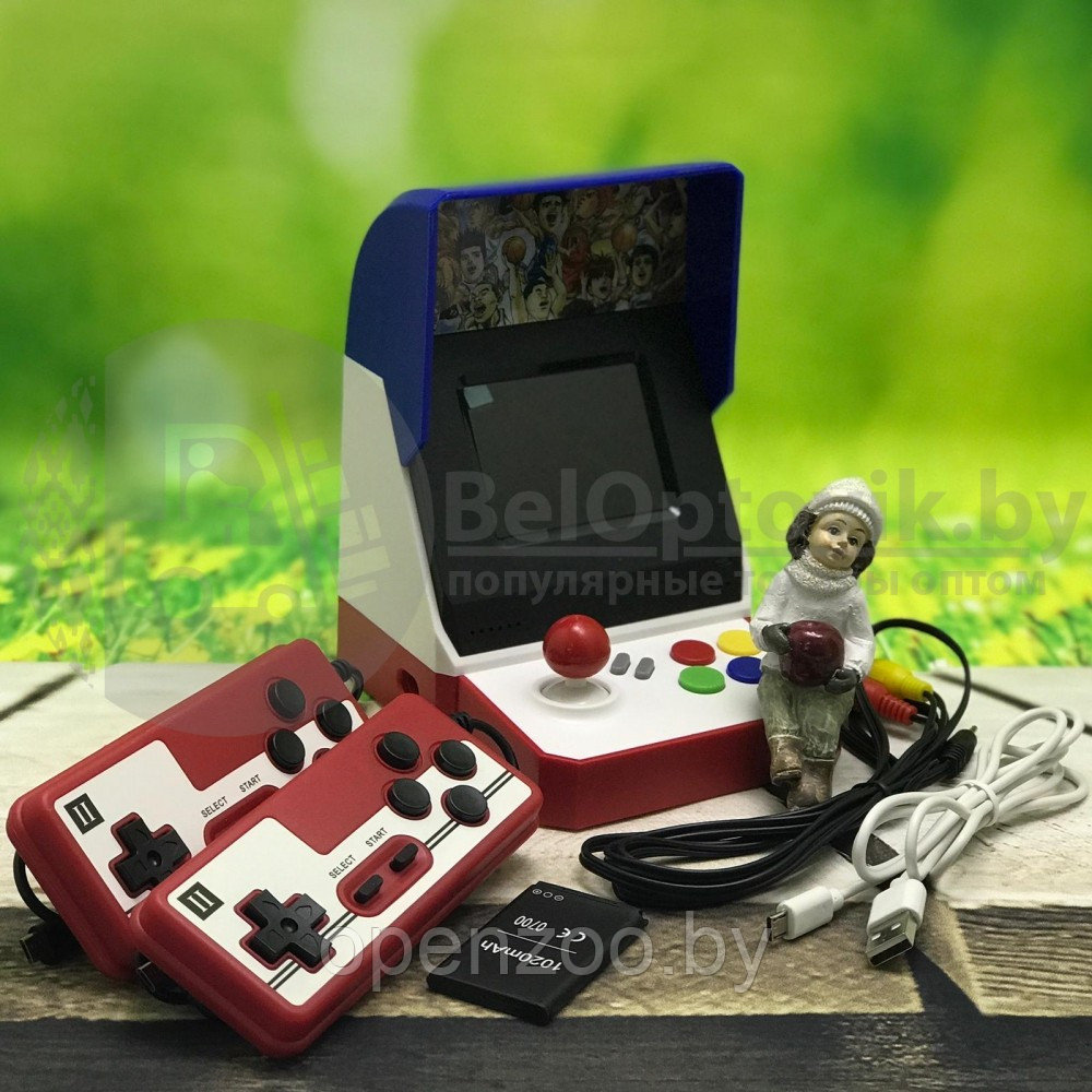 Портативная игровая приставка Retro Arcade 520 встроенных игр 2 геймпада - фото 4 - id-p148653667