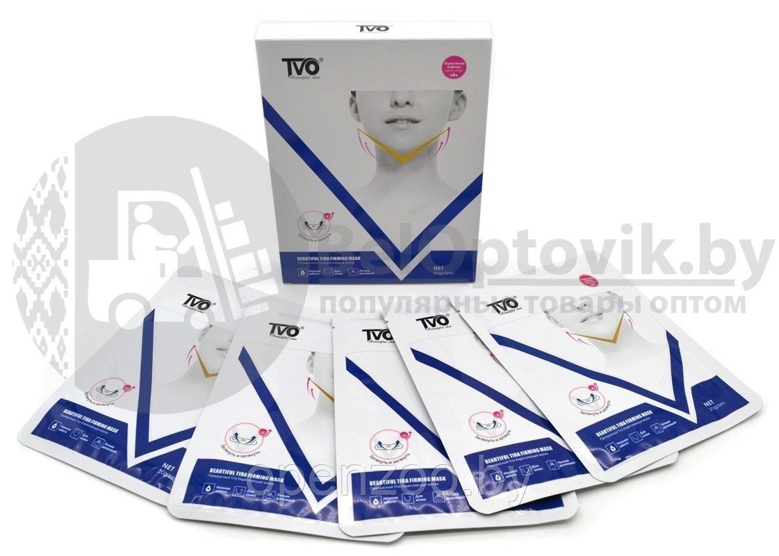 Ликвидация Многоразовая подтягивающая лифтинг - маска для лица TVO Beautiful Tira Firming Mask Korea - фото 5 - id-p148653673