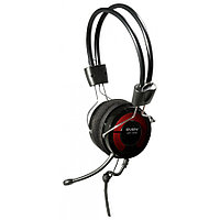 Наушники с микрофоном SVEN AP-540, кабель 2.2м, регул. громк., черно-красный 555265
