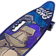 Скейт пенни Борд для детей 58x16см с ручкой для удобной переноски, светящиеся прозрачные колеса 55 мм Кинг, фото 2