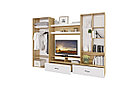 Гостиная Ненси-1 МДФ - Крафт золотой / Белый глянец (Горизонт), фото 3