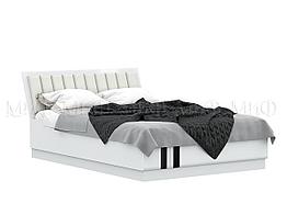 Кровать 1,6 м Магнолия с ПМ - Белый глянец холодный